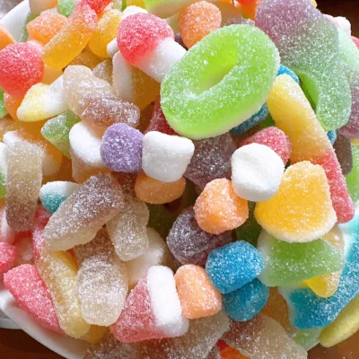 500g Kẹo Dẻo Đường Tuổi Thơ Mix 99 Vị Đủ Hình Cute- Cá bánh vòng coca ngôi sao kem nhiều màu