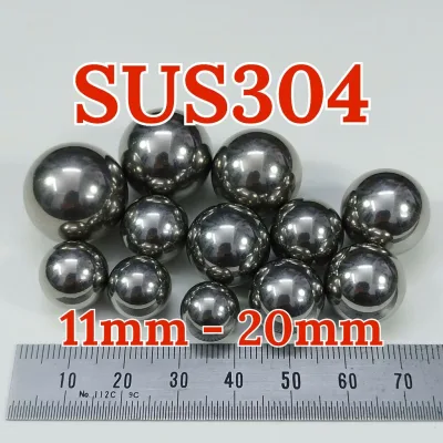 Bi inox 304 (11-20 mm), thép không gỉ SUS304 đặc ruột, dùng trong cơ khí, máy móc, thiết bị y tế, điện tử, ray trượt...