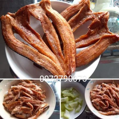 Khô cá lóc Đồng Tháp đủ 3 nắng tự nhiên, ít mặn, dai thơm 1KG,hải sản khô, thực phẩm khô Seavina Foods