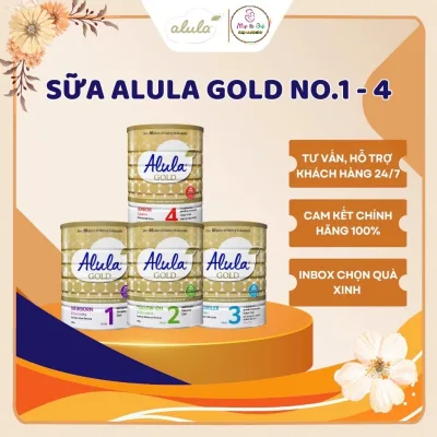 Sữa Alula Gold Úc lon 900g giúp Bé phát triển, bổ sung Vitamin và Khoáng chất đủ số 1 -2-3-4