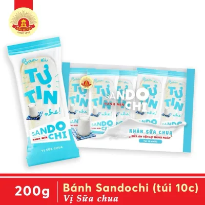 Bánh Sandochi Bảo Minh, Bánh Sandwich Nhân Sữa Chua & Phô Mai - Mịn, Thơm Ngon