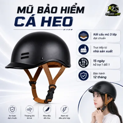 Mũ bảo hiểm cá heo mẫu mới đủ màu - Cá tính, thời trang, phong cách, trẻ trung