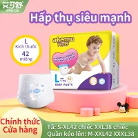 (New！）AIKERRSU Tã siêu mỏng thoáng khí!Tã mềm！Tã giá rẻ！tã unisex Baby tã dùng một lần！tả dán/tã quần！Mua 1 tặng 1 S84/M84/L84/XL84/XXL76！