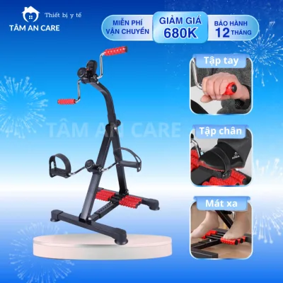 Xe Đạp 2 Tầng Tập Phục Hồi Chức Năng Tại Nhà Cho Người Già, Người Sau Tai Biến