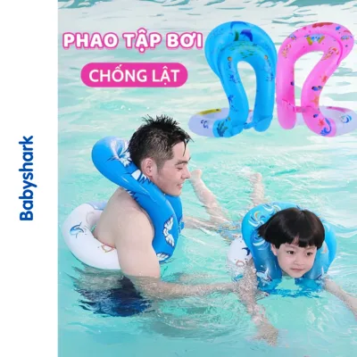 Phao Bơi Cho Bé Babyshark, Áo Phao Cho Bé, Phao Bơi Chống Lật Cho Bé, Phao Bơi Trẻ Em