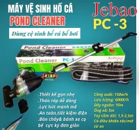 Máy Vệ Sinh Hồ Cá JEBAO PC-3 – Hỗ Trợ Làm Sạch Đáy Hồ – Dùng Cho Hồ Koi & Bể Cảnh Ngoài Trời