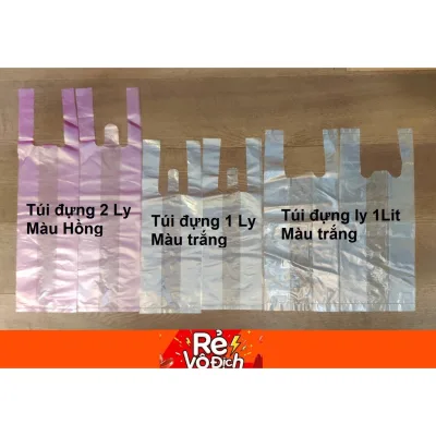 Sỉ 1kg Túi Nilong Đựng Ly Trà Sữa Các Loại, Túi Đựng Ly 1 Lít, Túi Nilong Đựng Ly Nước Mía Khổng Lồ