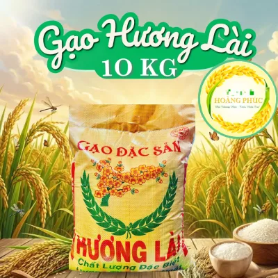 Gạo Hương Lài Long An Mới Bao 10kg, Dẻo Mềm, Thơm Hương Lài Tự Nhiên