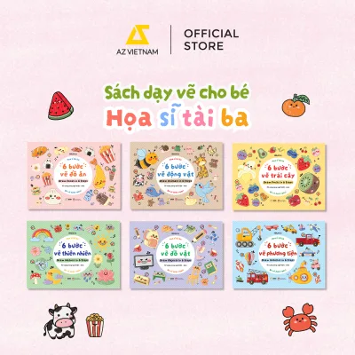Sách Thiếu Nhi Cho Bé - Bộ 6 Cuốn Sách Họa Sĩ Tài Ba