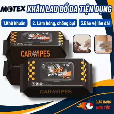Combo 5 Khăn Ướt Lau Nội Thất Ô Tô Đa Năng 80 Tờ– Làm Sạch, Bảo Dưỡng & Làm Bóng Đồ Da Xe Hơi