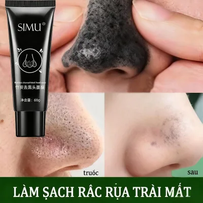 Buy 3 Get 2 Free Blackhead Removal Mask 60g Reduces Acne Shrinks Pores Deep Cleanses Skin Whitens Facial Skin Facial Care