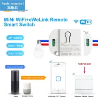 Công Tắc Thông Minh Wifi eWeLink Basic Mini (Có Hỗ Trợ Bluetooth) & Điều Khiển Cầm Tay Và Dán Tường