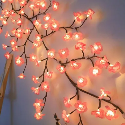 Led Cherry Blossom Light, Creative 3D Wall Decoration Light with 48 / 72 Leds, 1.6m Long, Nt Interior Decoration