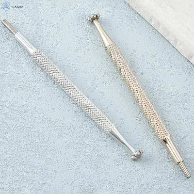 1 / 2 Chiếc Bút Móng Tay Hai Đầu Nghệ Thuật Từ Tính Hạt Sắt Độ Chính Xác Cao Bút Chấm Nam Châm Dụng Cụ Làm Móng Tay [ISO]