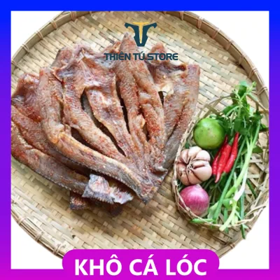 Khô cá lóc 1kg Thiên Tú đặc sản đồng tháp , chắc thịt , vị béo thơm ngon đảm bảo vệ sinh an toàn thực phẩm đóng hút chân không
