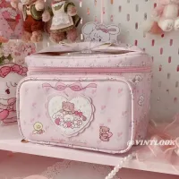 VINTLOOK Túi Đựng Mỹ Phẩm Cỡ Lớn Đồng Thương Hiệu Mikko Túi Xách Tay Hình Vuông Động Vật Nhỏ Dễ Thương Sức Chứa Lớn