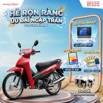 Xe Máy Honda Wave ALPHA 110cc 2024 - Phiên Bản Tiêu Chuẩn