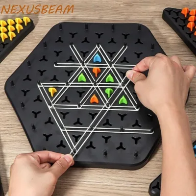 Nexusbeam Hình Học Chuỗi Cờ Vua, Dây Cao Su Tam Giác Máy Tính Để Bàn Tam Giác Trò Chơi Máy Tính Để Bàn, Giáo Dục Tương Tác Cha Mẹ-Con Cải Thiện Trí Tuệ Tam Giác Đồ Chơi Xếp Hình Trò Chơi Tại Nhà
