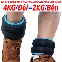 Tạ đeo cổ chân tay 6KG/5KG/4KG/3KG/2KG/1KG/Đôi phiên bản bi sắt 5.0 chính hãng KYTA SPORT, phiên bản tạ đeo chân tay siêu gọn dành cho yoga, gymer, bale, múa, chạy bộ và thể dục thể thao