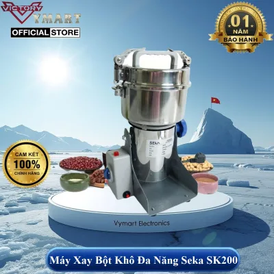 Seka Skm90 (Sk200) Multifunctional Dry Powder Grinder Grinds 800g Rotates 90 Degrees, Grinds All Foods - Genuine Product