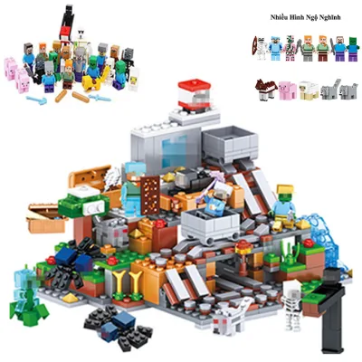 Children's Puzzle Toys for Building Houses According to the Game Title Mi-World 500+ Details, There Are 4 House Models for Children to Choose from