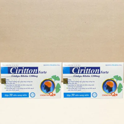 Combo of 2 Boxes of Ciritton Forte Blue - Rostex - Vinaphar - Healing Vitamins - Multivitamins