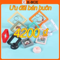 combo 10🔥 Hộp đựng trang sức màng PE trong suốt - hộp trang sức mini trưng bày nữ trang