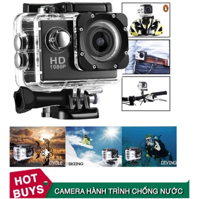 Camera Hành Trình 2.0 Full HD 1080P - Sport Cam A9, Camera Hành Trình Mini Chống Nước, Chống Rung Chuyên Dùng Cho Tài Xế Công Nghệ, Xe Máy Phượt Góc Quay Rộng 170 độ, chống nước, 5 chế độ cân bằng.