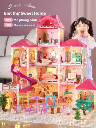 Đồ chơi nhà búp bê công chúa BABYSHOME
