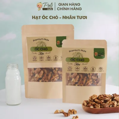 Nhân Hạt Óc Chó Vàng POLINUTS Nhân Sống Không Vụn Làm Sữa Hạt 200g 450g