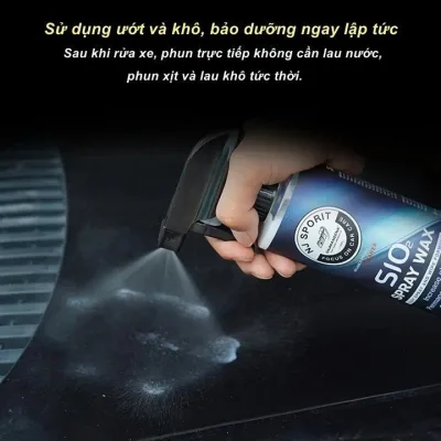 Euro Home - Chai Xịt Lau Xe Dưỡng Sáng Bóng Bảo Vệ Màu Sơn SIO2 NJSPORIT Cao Cấp
