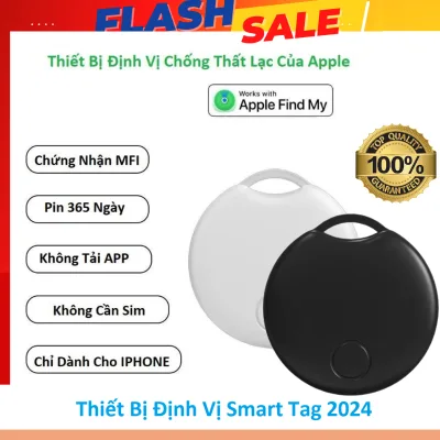 Thiết Bị Định Vị GPS Smart Tag - Theo Dõi Ô tô, Xe Máy, Vali, Chó Mèo, ... - Không Sử Dụng Sim - Pin SD 1 Năm Có Thể Thay