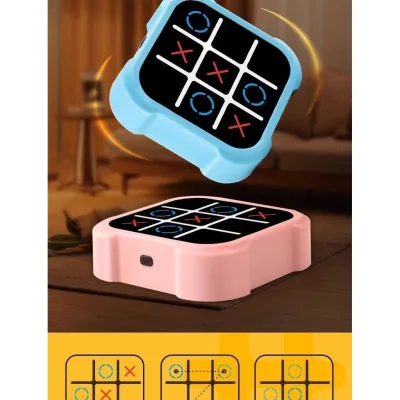 Siêu trò chơi Tic-Tac-Toe cho trẻ em, trò chơi xếp hình đa chức năng, đồ chơi bảng điện tử, quà sinh nhật