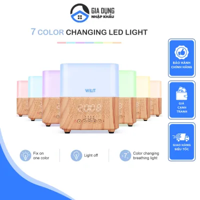 Máy Khuếch Tán Tinh Dầu Wilit 4in1, Máy Xông Tinh Dầu, Đèn Ngủ, Loa Blutooth, Đồng Hồ Báo Thức, Nhập Đức, Bảo Hành 12 Tháng