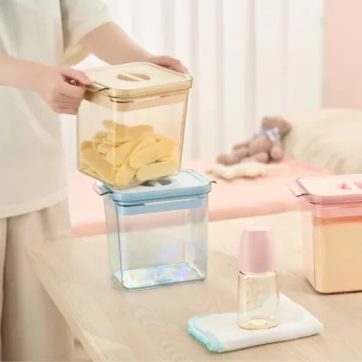 Hộp trữ sữa bột JUMBO. Hộp trữ sữa bột và đồ ăn dặm cho bé, sử dụng tiện lợi, chất liệu an toàn