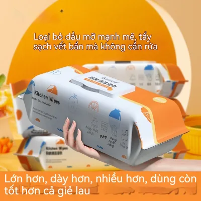Tẩy Mỡ Chuyên Dụng Khăn Giấy Ướt Gia Đình Dùng Một Lần Gói Lớn Giá Rẻ Gói Tiêu Thụ