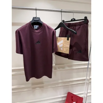 Bộ Quần Áo Das Basketball Nam Đỏ Mận Form Dáng Thể Thao Top Trend - Đồ Bộ Hè Nam Siêu Rẻ Chất Cotton Thun Lạnh