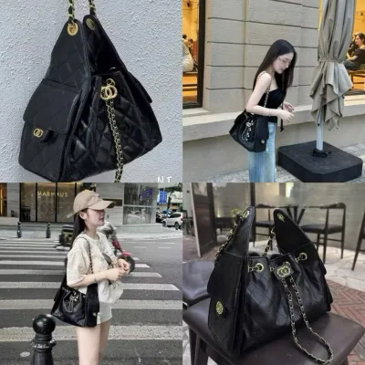 Túi xách công sở dây rút hottrend sang chảnh size 28cm dễ mix đồ đeo vai đi chơi đi làm tiện dụng