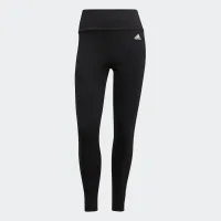 Adidas Workout Sports Leggings 7/8 3 Stripes High Waist Designed to Move Women Black Gl4040