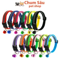 Vòng cổ lục lạc cho chó mèo có phản quang trong bóng tối