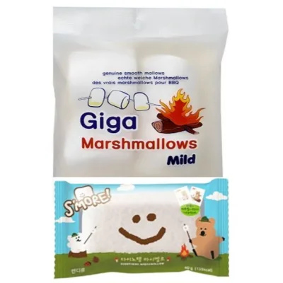 Giga Marshmallows Nhẹ / Dino Taeng Marshmallow Cắm trại / BBQ / Smores / Món tráng miệng / Nướng bánh