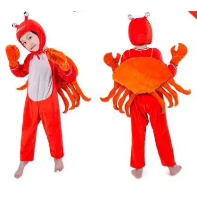 8-Legged, 2-Clawed Crab Costume Set for Children. Storytelling Costumes, Children's Halloween Clothing