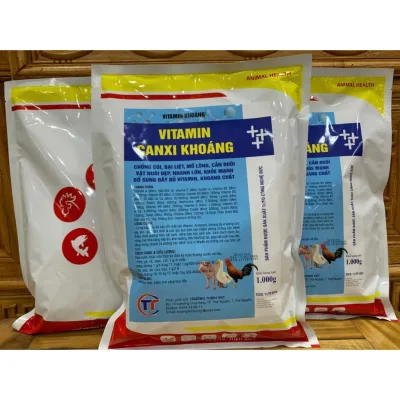 Vitamin can xi khoáng gói 1kg, bổ sung khoáng đa lượng, khoáng vi lượng cho gà, vịt, heo, trâu, bò