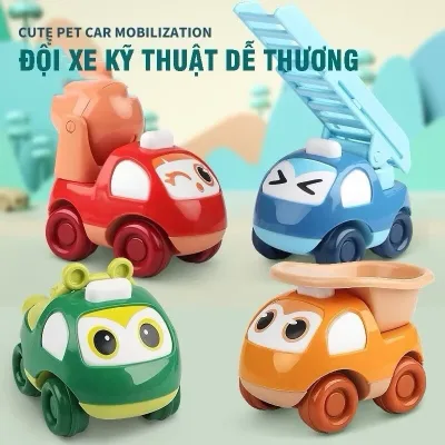 Đồ chơi trẻ em Kỹ thuật ô tô Đồ chơi xe ô tô hoạt hình Đồ chơi ô tô