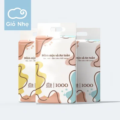 Khăn giấy rút thùng 10 bịch thiết kế treo tường thông minh, tiện lợi, siêu dai và mềm mịn