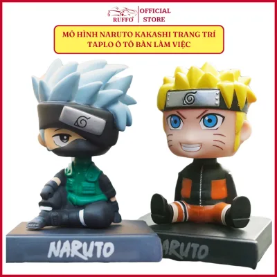 Mô Hình Naruto Trang Trí Taplo Ô Tô Bàn Làm Việc Bàn Học Có Giá Đỡ Điện Thoại - Phụ Kiện Decor Xe Hơi Ruffo Cao Cấp