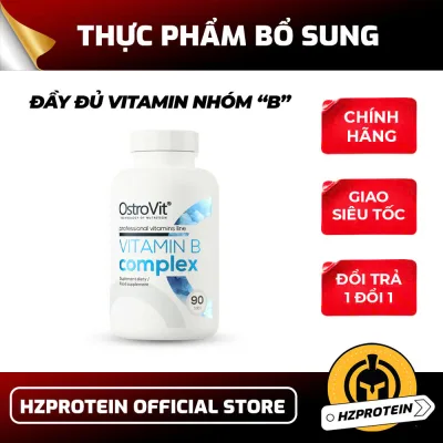 Ostrovit Vitamin B Complex (90 Tablets) - Comprehensive Vitamin B Support for the Immune System.