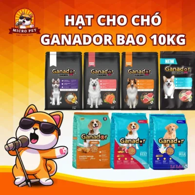 Thức Ăn Hạt Ganador Cho Chó Nhỏ và Chó Trưởng Thành Nhiều Hương Vị