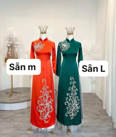 Áo dài mẹ trung niên làm sui