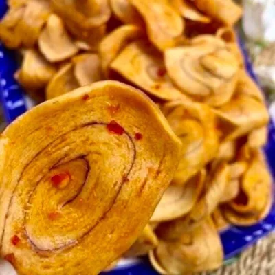 500g ears pig with butter fish sauce-snacks